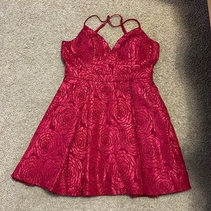 Size small red short dress